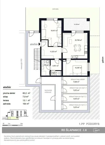 Prodej bytu 3+kk, Šlapanice, 96 m2