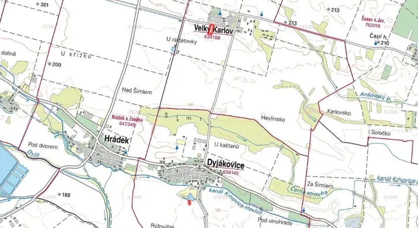 Prodej pole, Velký Karlov, 22770 m2