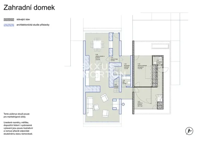 Prodej chaty, Mukařov, Lesní, 40 m2