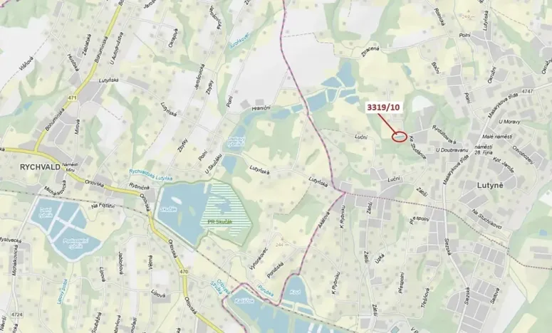 Dražba pozemku, Orlová, 147 m2