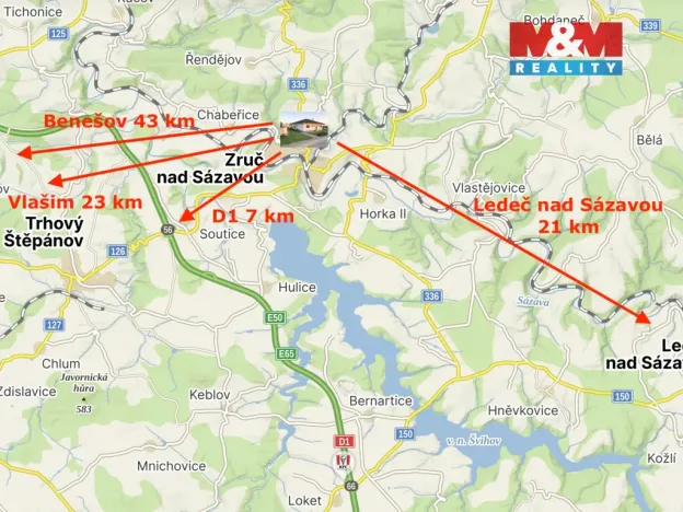 Prodej rodinného domu, Zruč nad Sázavou, Samechovská, 120 m2