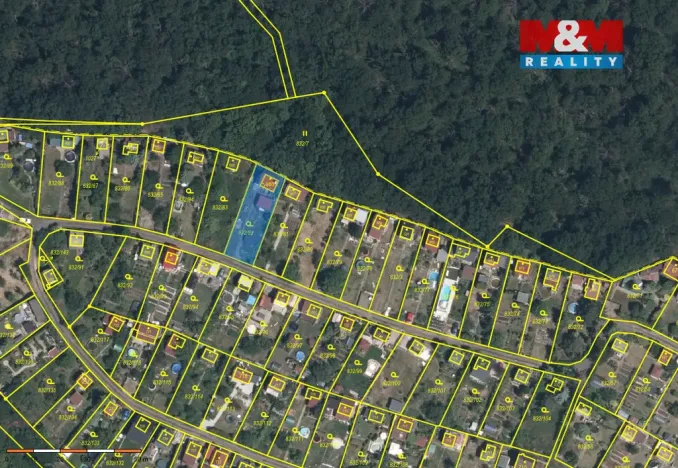 Prodej zahrady, Údlice, 416 m2