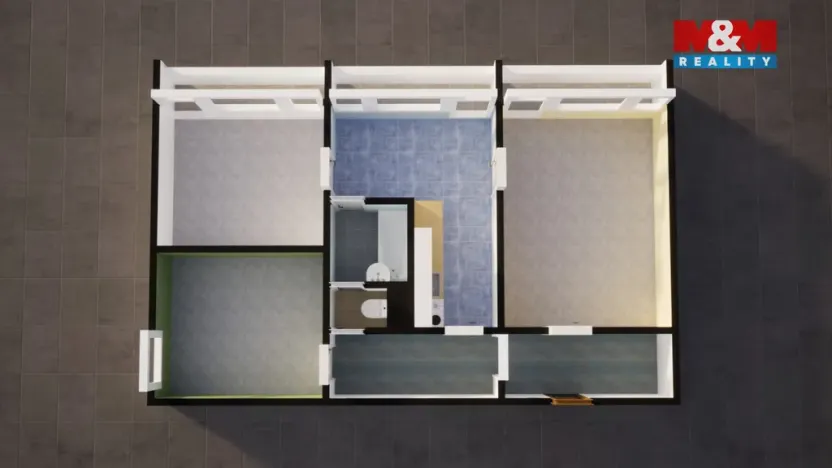 Prodej bytu 3+1, Ústí nad Labem - Ústí nad Labem-centrum, Malátova, 62 m2