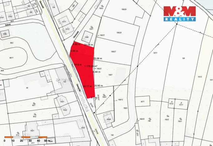 Prodej pozemku pro bydlení, Tovačov, Olomoucká, 1175 m2