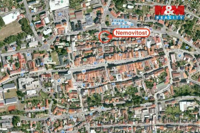 Pronájem kanceláře, Domažlice - Město, 244 m2