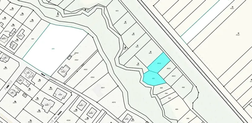 Prodej podílu louky, Mělník, 1824 m2