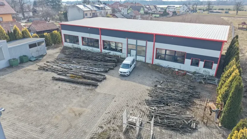 Pronájem výrobních prostor, Netín, 519 m2