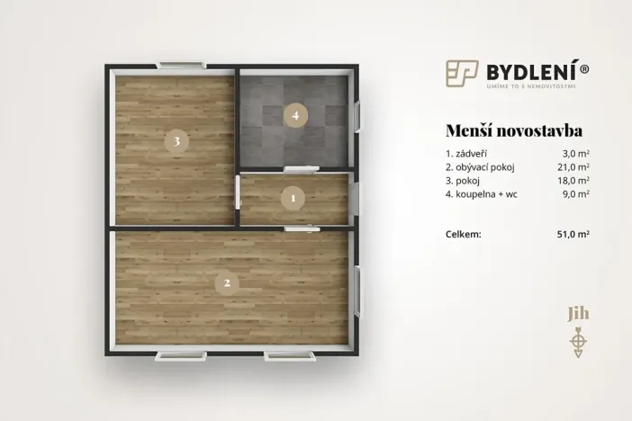 Prodej domu na klíč, Chabařovice, 51 m2