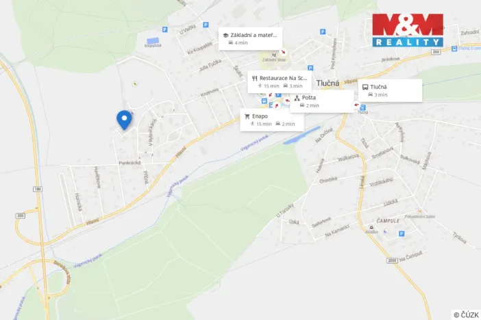 Prodej bytu 3+1, Tlučná, V Rybníčkách, 70 m2