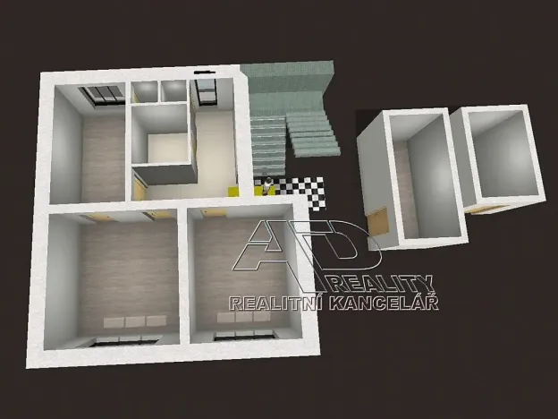 Prodej bytu 2+1, Bechyně, Na Libuši, 56 m2