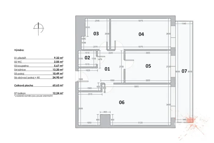 Prodej bytu 3+kk, Praha - Hloubětín, Laponská, 66 m2