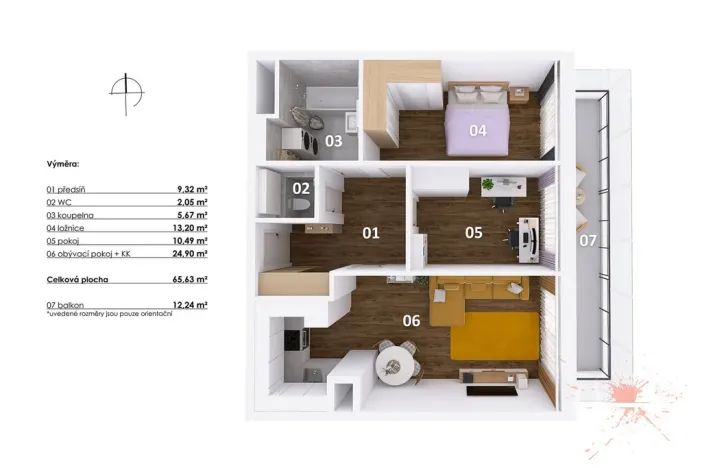 Prodej bytu 3+kk, Praha - Hloubětín, Laponská, 66 m2