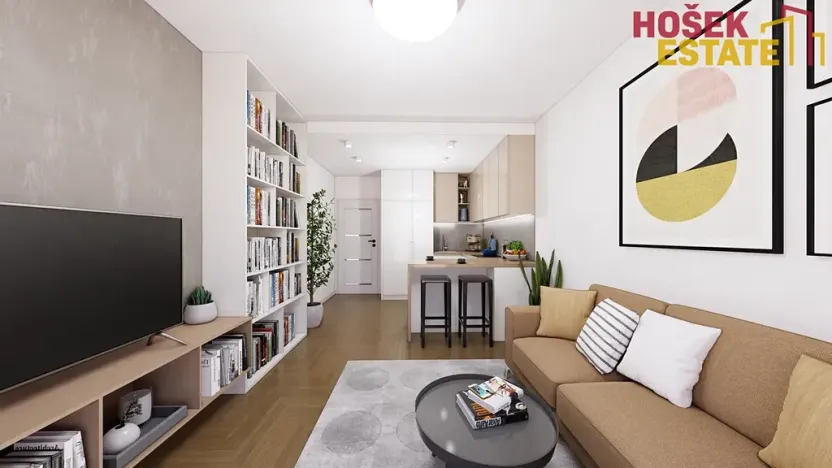 Prodej bytu 1+kk, Brno, Netušilova, 38 m2