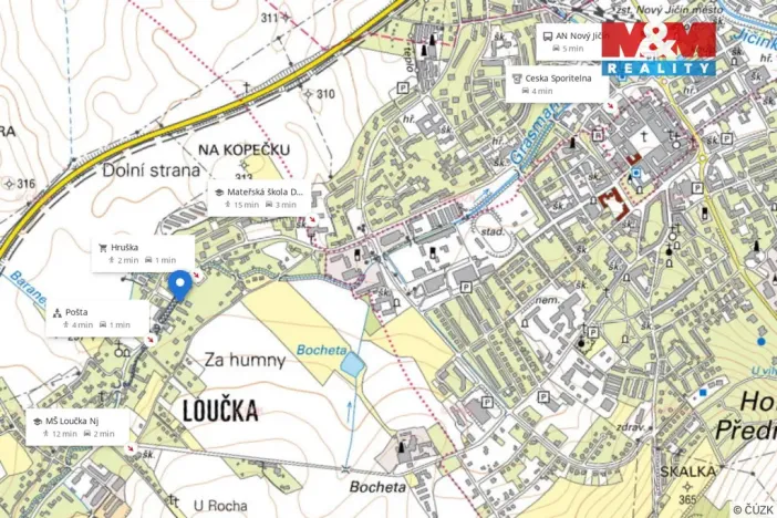 Prodej bytu 2+kk, Nový Jičín - Loučka, Za Potokem, 72 m2