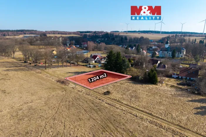 Prodej pozemku pro bydlení, Jindřichovice, 1204 m2