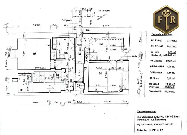 Prodej rodinného domu, Brno, Zeleného, 205 m2