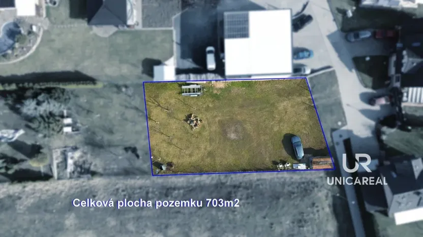 Prodej pozemku, Holubice, 703 m2