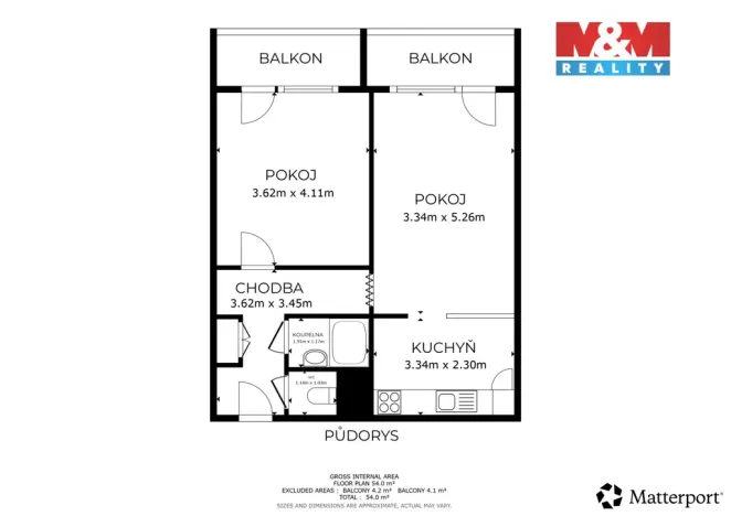 Prodej bytu 2+kk, Ostrava - Bělský Les, Bohumíra Četyny, 52 m2