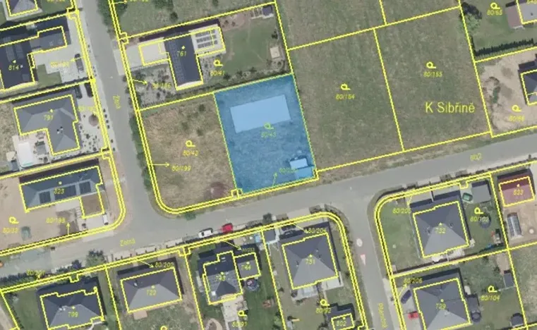 Prodej pozemku pro bydlení, Sibřina, Zelná, 867 m2