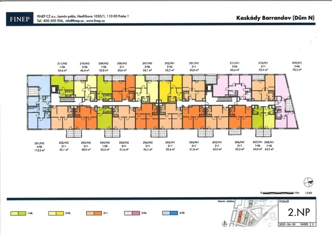 Prodej bytu 1+kk, Praha - Hlubočepy, Baarové, 33 m2