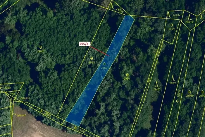 Dražba pozemku, Ivančice, 789 m2