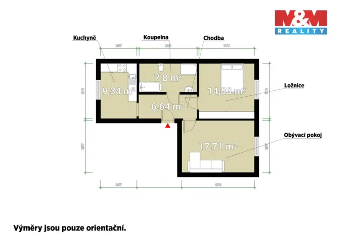 Pronájem bytu 2+1, Stod, Hradecká, 56 m2