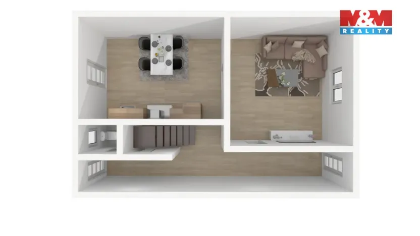 Prodej rodinného domu, Domažlice - Bezděkovské Předměstí, Doubova, 89 m2