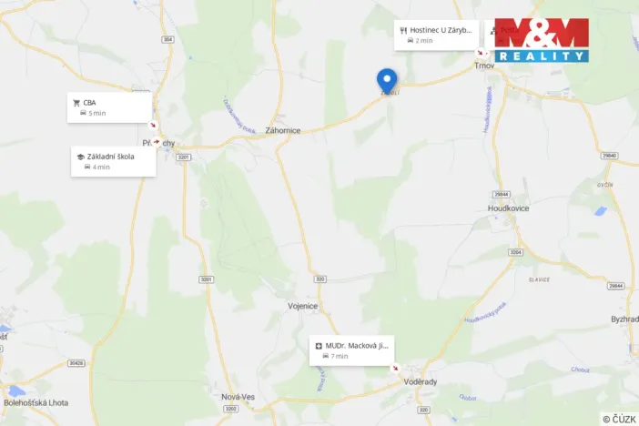 Prodej chalupy, Trnov - Zádolí, 65 m2