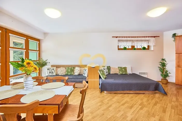 Prodej bytu 1+kk, Horní Planá, Jenišov, 43 m2