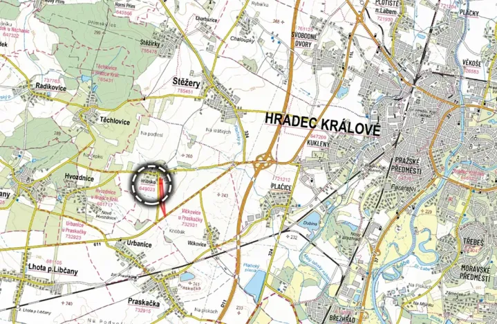 Prodej podílu pozemku pro bydlení, Stěžery, 19924 m2