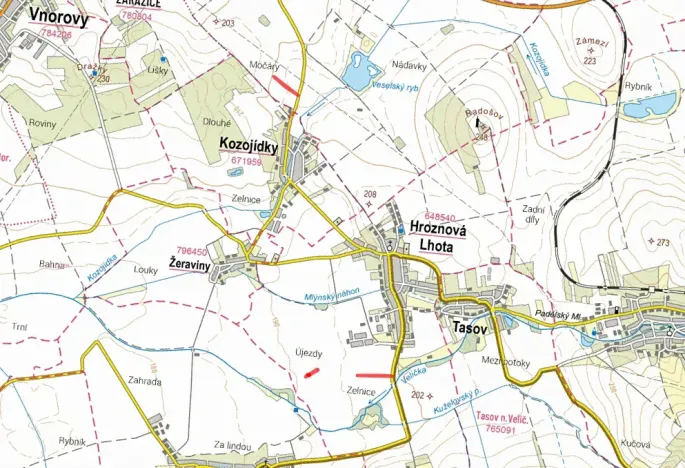 Prodej pole, Hroznová Lhota, 5325 m2