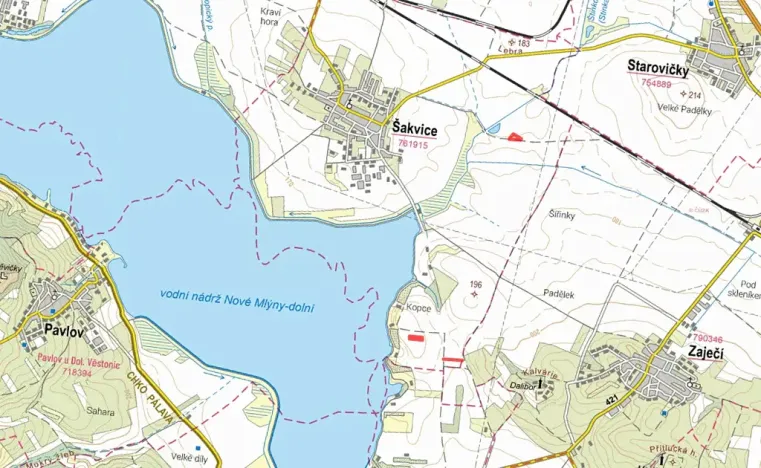 Prodej pole, Šakvice, 6298 m2