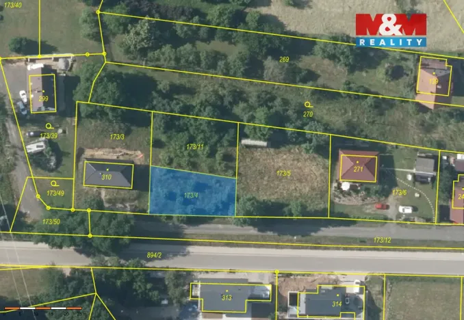 Prodej pozemku pro bydlení, Ostředek, 391 m2