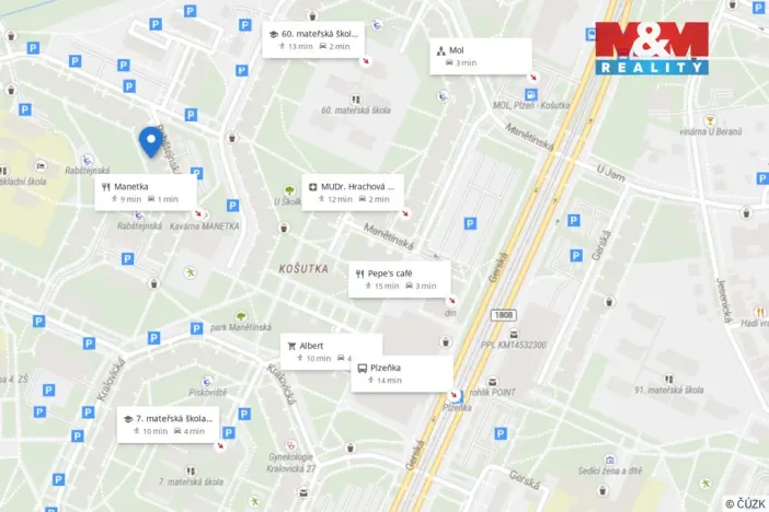 Prodej bytu 4+1, Plzeň - Bolevec, Rabštejnská, 83 m2