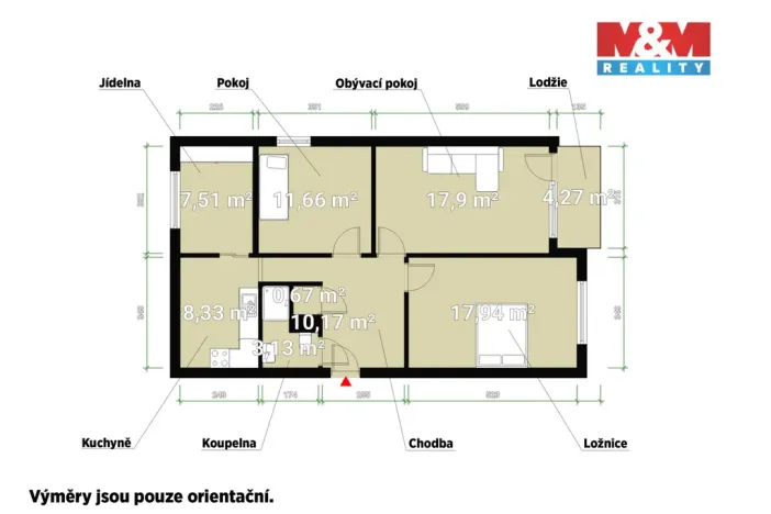 Prodej bytu 4+1, Plzeň - Severní Předměstí, Sokolovská, 80 m2