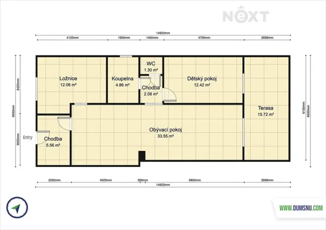 Prodej bytu 3+kk, Šumperk, Bludovská, 75 m2