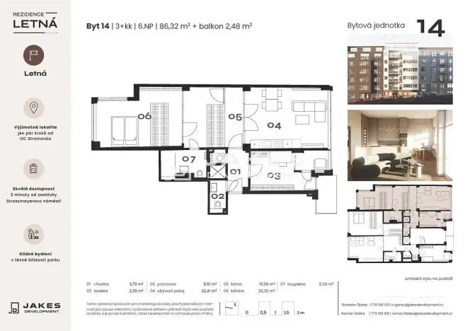 Prodej bytu 3+kk, Praha, 86 m2