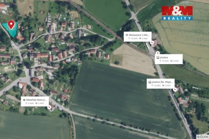 Prodej pozemku pro bydlení, Jinolice, 1200 m2