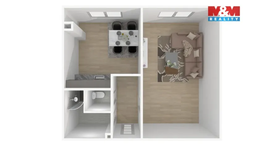 Prodej bytu 1+1, Plzeň - Jižní Předměstí, Čermákova, 43 m2