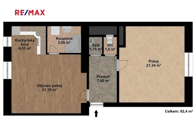 Pronájem bytu 2+kk, Plzeň, Na Belánce, 62 m2