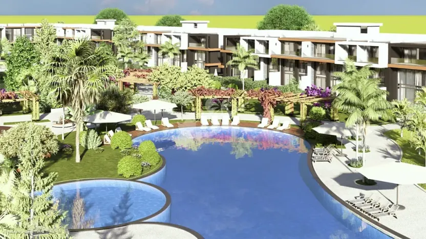 Prodej bytu 1+kk, Trikomo, Kypr, 45 m2