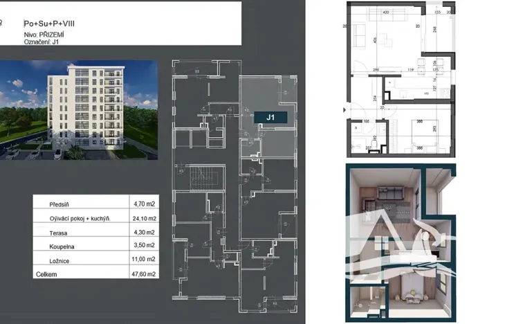 Prodej bytu 2+kk, Bar, Černá Hora, 43 m2