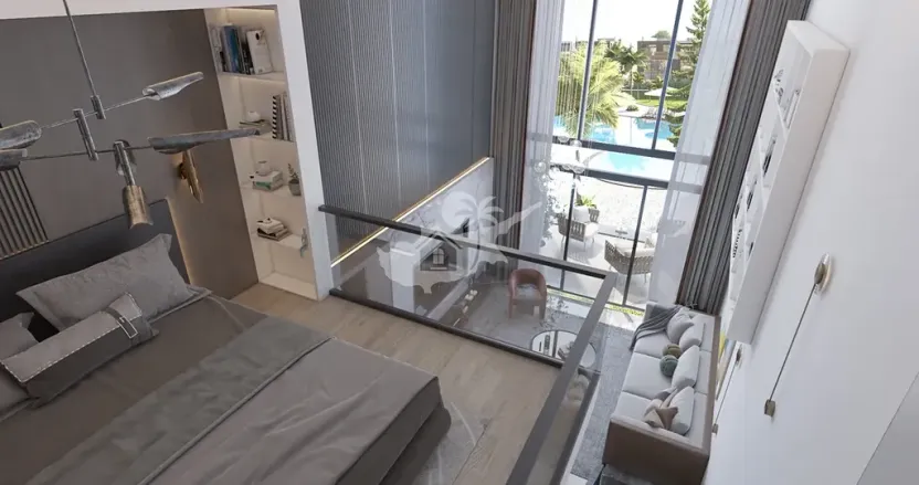 Prodej bytu 1+1, Trikomo, Kypr, 65 m2