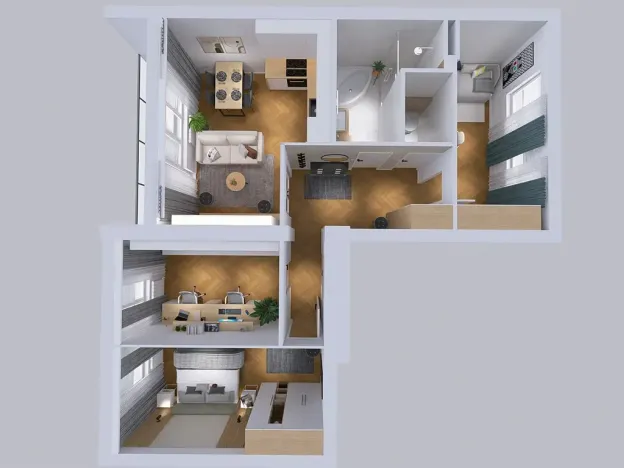 Prodej bytu 4+kk, Praha - Záběhlice, Hrusická, 78 m2