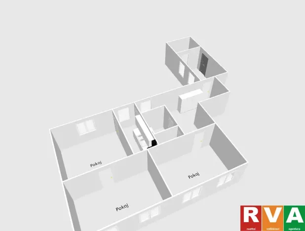 Prodej bytu 3+1, Stříbro, Žižkova, 87 m2