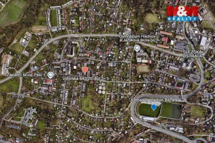 Prodej bytu 3+1, Ostrava - Muglinov, Vdovská, 70 m2