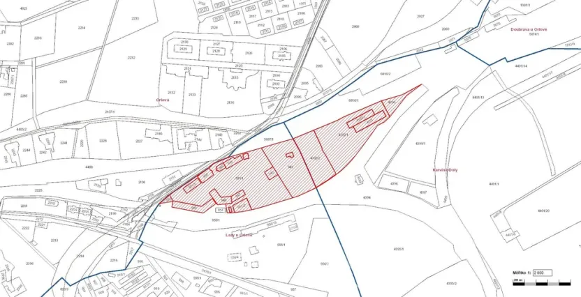 Prodej komerčního pozemku, Orlová - Lazy, Hraniční, 32167 m2