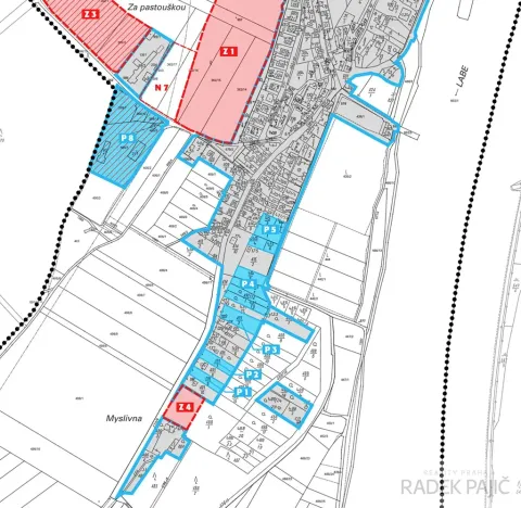 Prodej pozemku pro bydlení, Kyškovice, 1702 m2