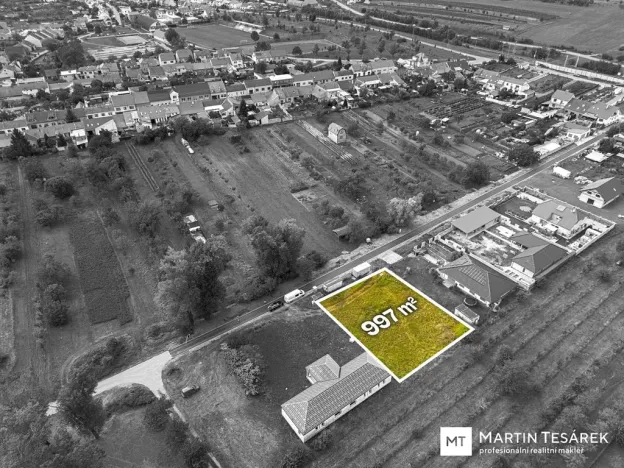 Prodej pozemku pro bydlení, Mikulčice, 997 m2
