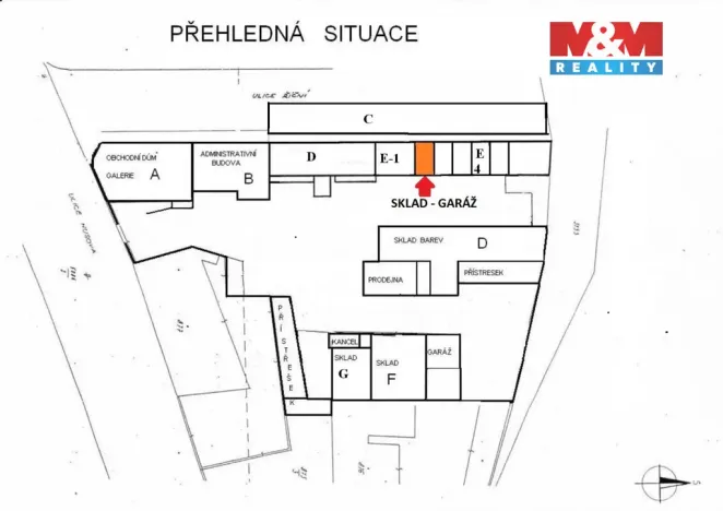 Pronájem skladu, Louny, Říční, 25 m2